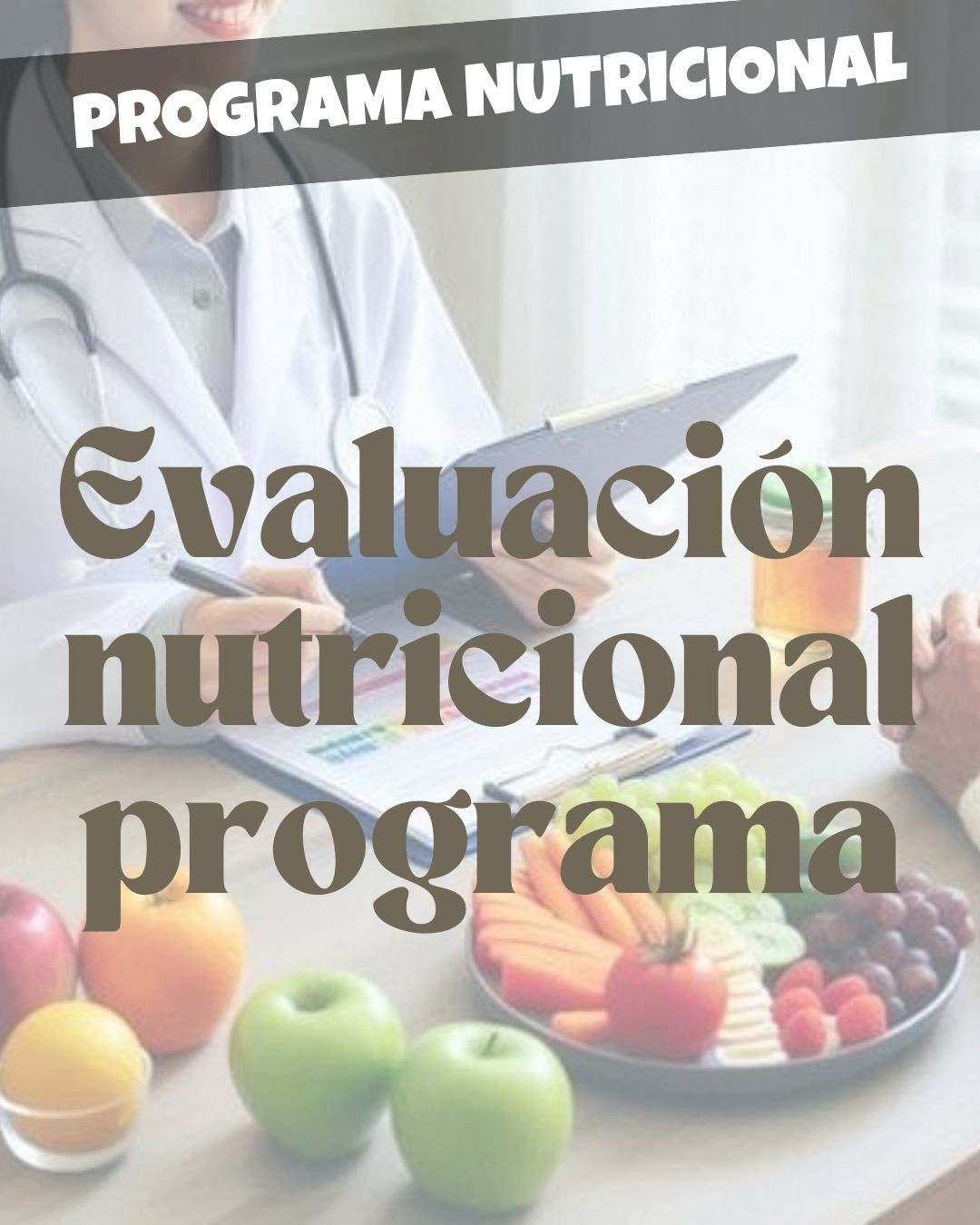 Agenda tu evaluación para programa nutricional